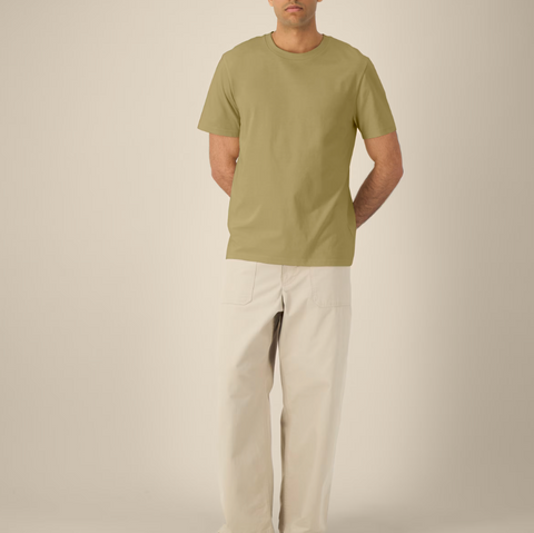 T-shirt manches courtes vert olive
