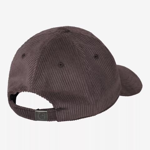 Casquette en velours côtelé fin Carhartt Wip marron shale