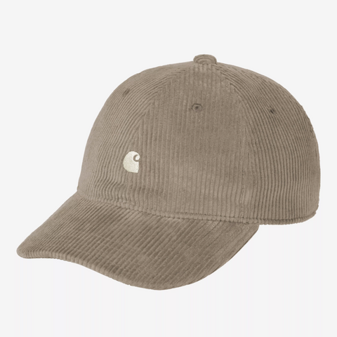 Casquette en velours côtelé fin Carhartt Wip beige iroko
