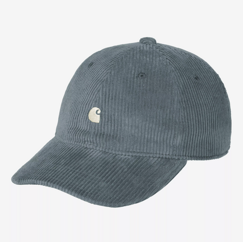 Casquette en velours côtelé fin Carhartt Wip cozy blue
