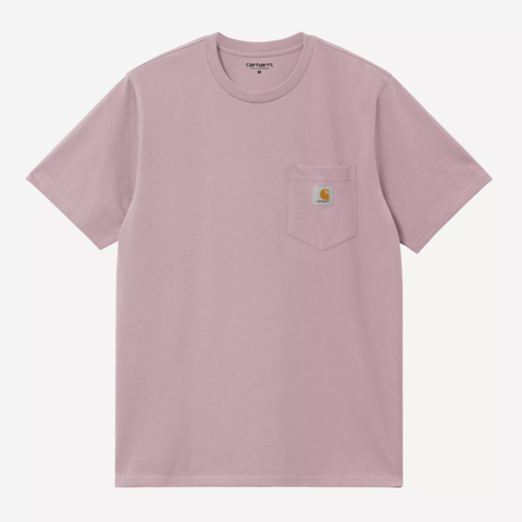 Tee shirt à poche poitrine Carhartt WIP hortensia