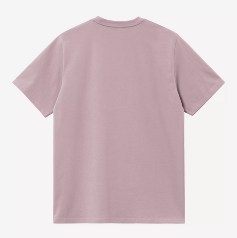 Tee shirt à poche poitrine Carhartt WIP hortensia
