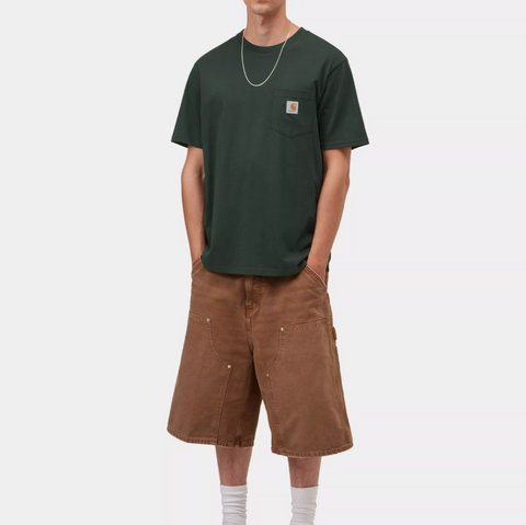 Tee shirt à poche poitrine Carhartt WIP dark scarab