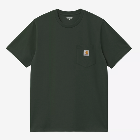 Tee shirt à poche poitrine Carhartt WIP dark scarab