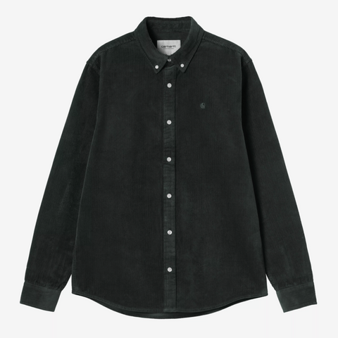 Chemise en velours épais Carhartt WIP raven green