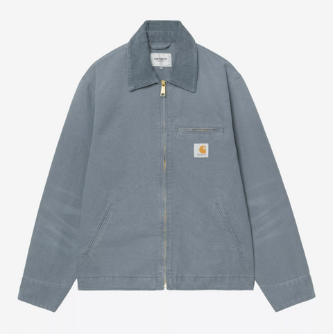 Blouson worker Carhartt WIP en canvas lavé bleu