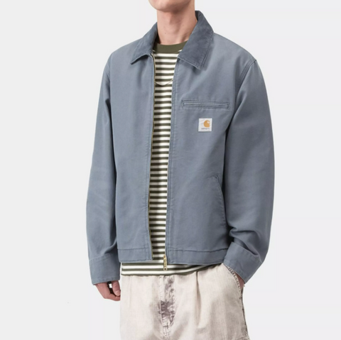 Blouson worker Carhartt WIP en canvas lavé bleu