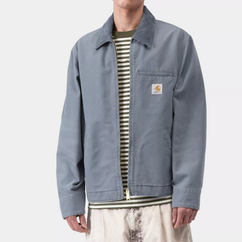 Blouson worker Carhartt WIP en canvas lavé bleu