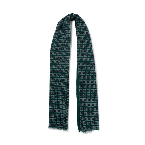 Écharpe en laine verte
