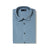 chemise en velours fin gris bleu