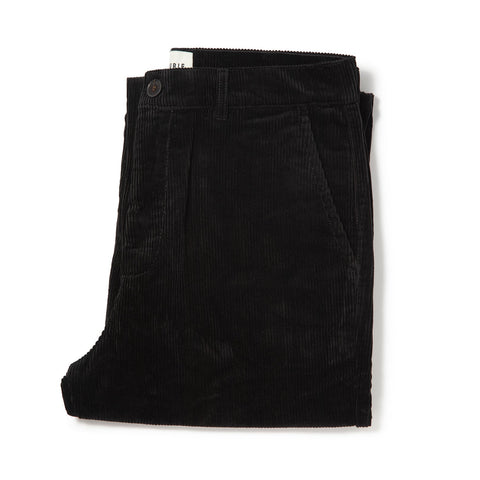 Chino en velours noir