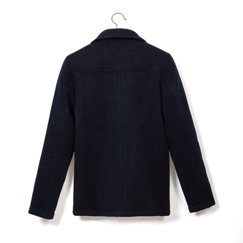 Veste de peintre Lafaurie en laine bleu navy