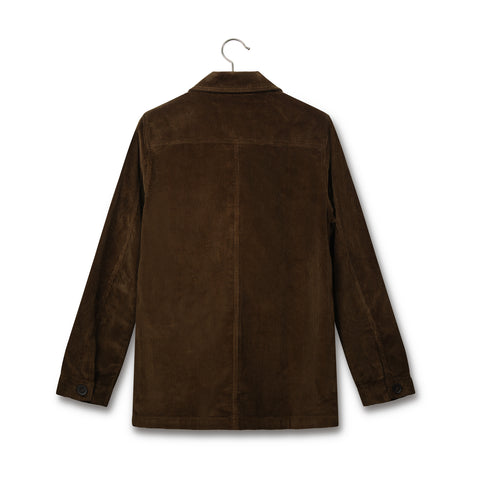 Veste de peintre Lafaurie en velours marron bronze