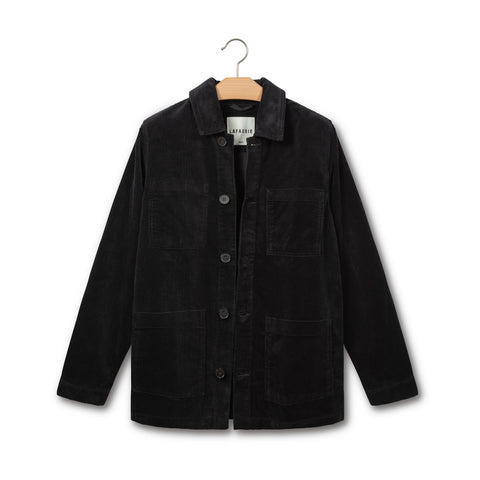 Veste de peintre Lafaurie en velours marine