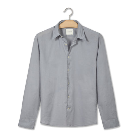Chemise Lafaurie en voile de coton bleu horizon