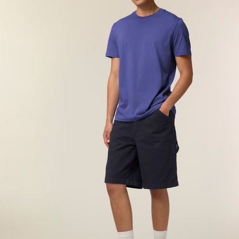 tee shirt léger en coton bio violet