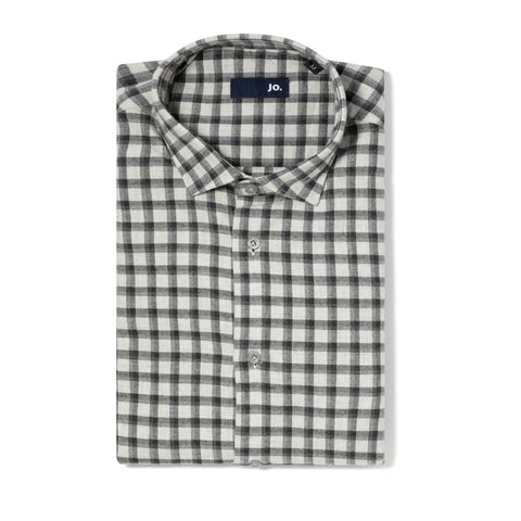 Chemise en flanelle de coton à carreaux