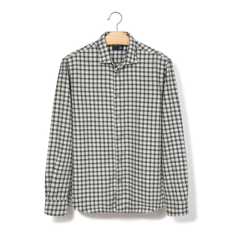 Chemise en flanelle de coton à carreaux