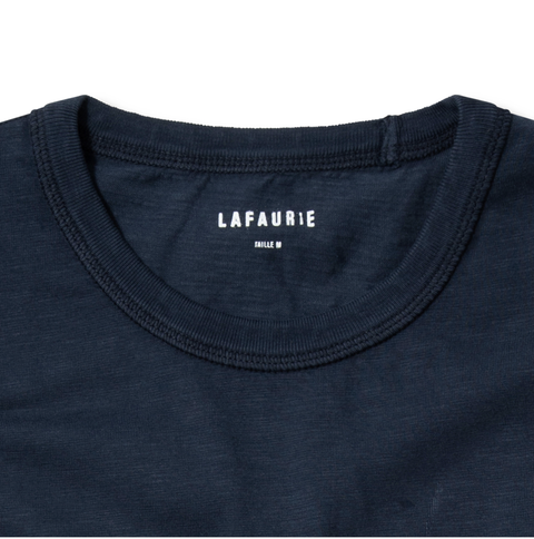 Tee shirt manches longues bleu
