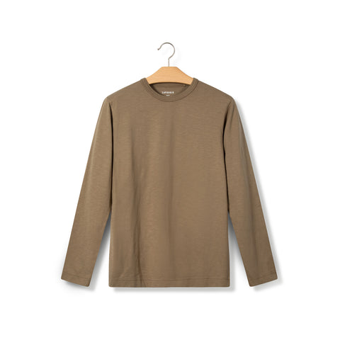 Tee shirt manches longues vert kaki