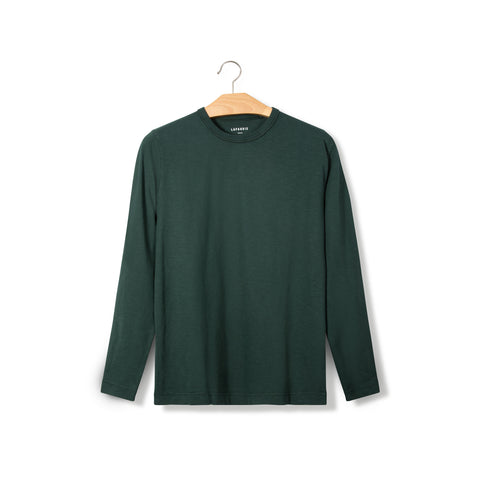 Tee shirt manches longues vert cèdre