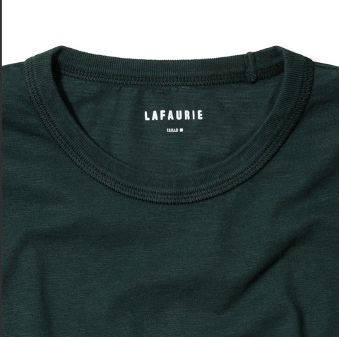Tee shirt manches longues vert cèdre