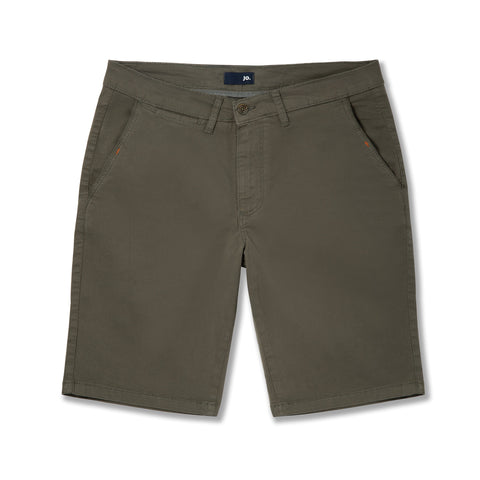 Bermuda en coton kaki