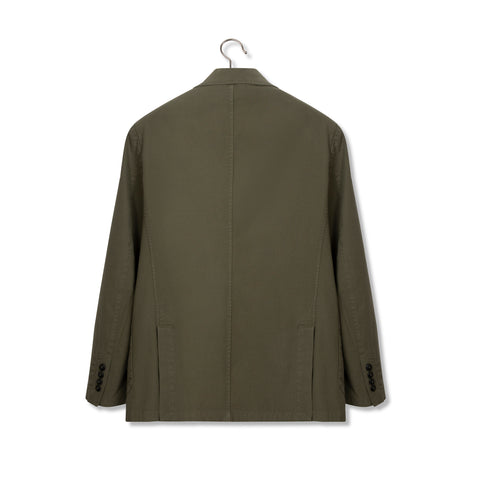Veste en coton lavé kaki