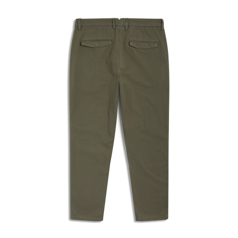 Chino à pinces kaki