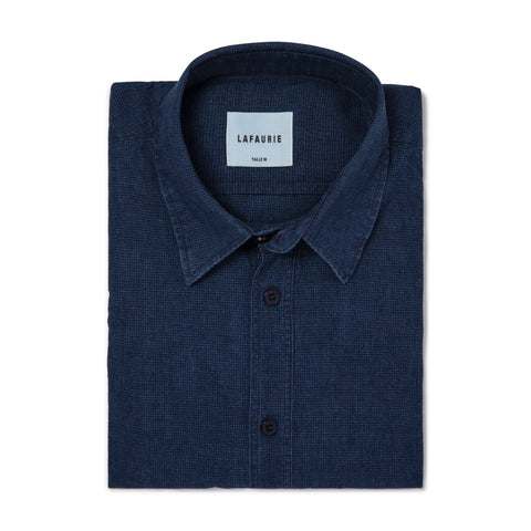 Chemise Lafaurie en lin indigo
