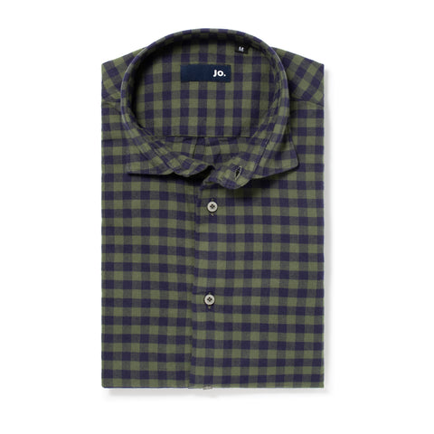 Chemise en flanelle à carreau vichy