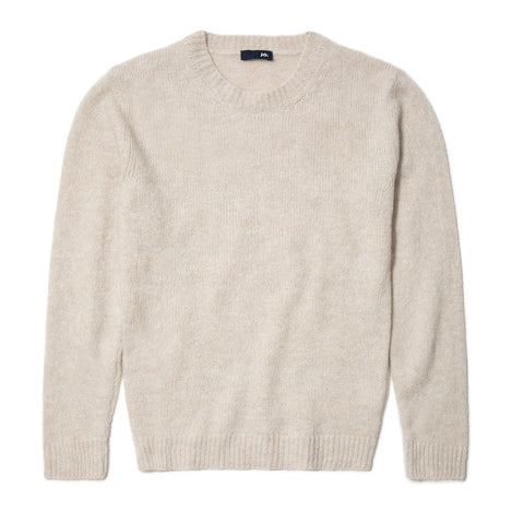 Pull en laine et alpaga sable