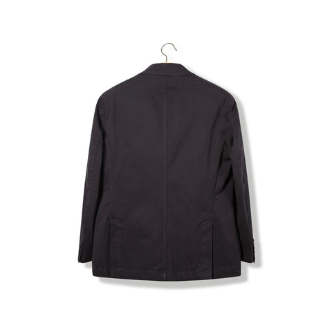 Veste en coton lavée bleu foncée