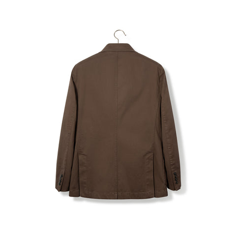 Veste en coton lavée truffe
