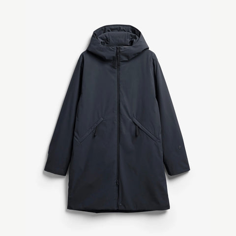 Parka longue inter-saison gris