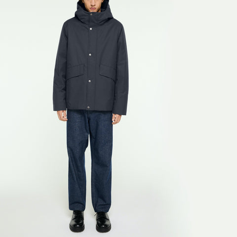 Parka courte d'hiver gris