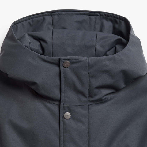 Parka courte d'hiver gris