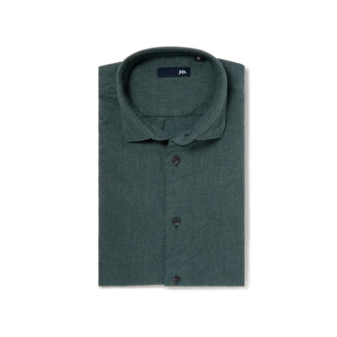 Chemise en flanelle de coton vert