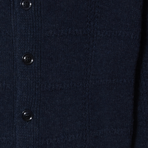 Cardigan épais marine