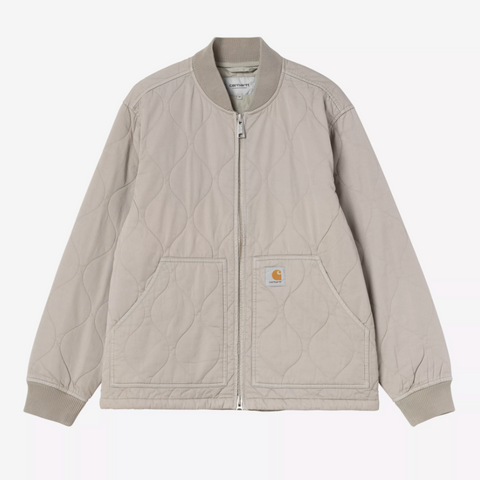 Blouson Carhartt WIP en coton matelassé écru