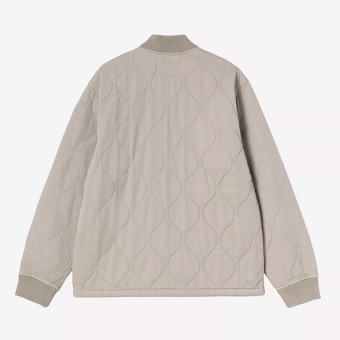 Blouson Carhartt WIP en coton matelassé écru