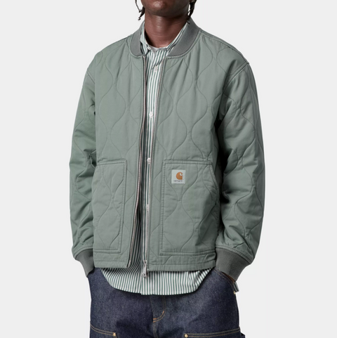 Blouson Carhartt WIP en coton matelassé vert
