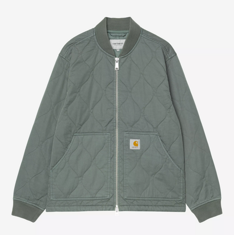 Blouson Carhartt WIP en coton matelassé vert
