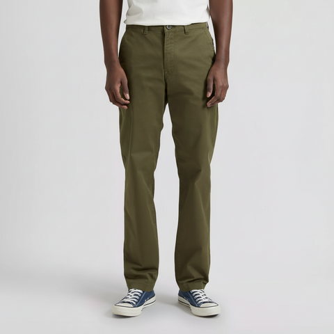 Chino Lee coupe regular vert moss