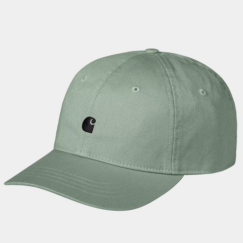 Casquette en twill de coton Carhartt Wip frosted green