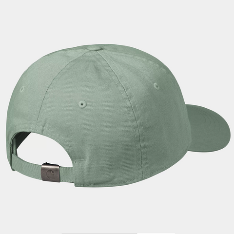 Casquette en twill de coton Carhartt Wip frosted green