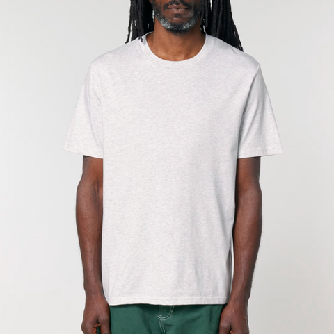 T-shirt manches courtes craie chiné