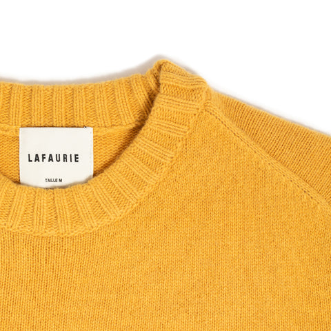 Pull en laine d'esprit lambswool jaune
