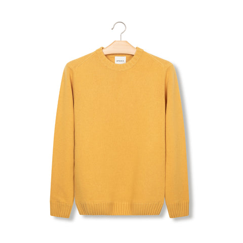 Pull en laine d'esprit lambswool jaune