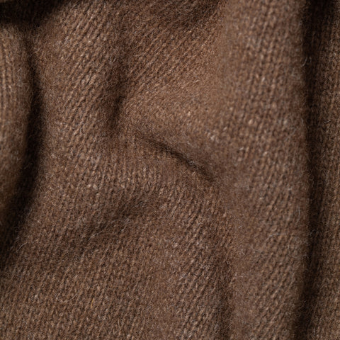 Pull en laine d'esprit lambswool marron